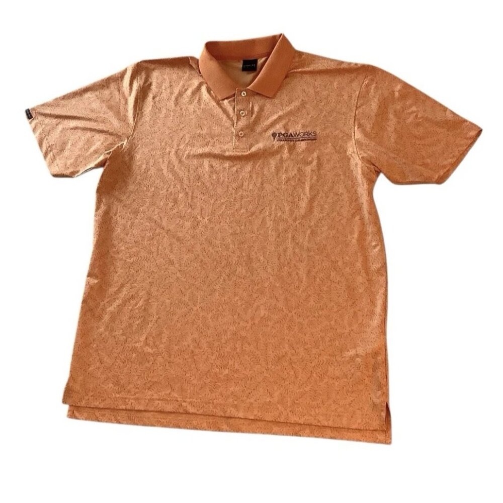 PGA Works Collegiate Championship Dunning Golf Men's Collared Golf Shirt Size XL